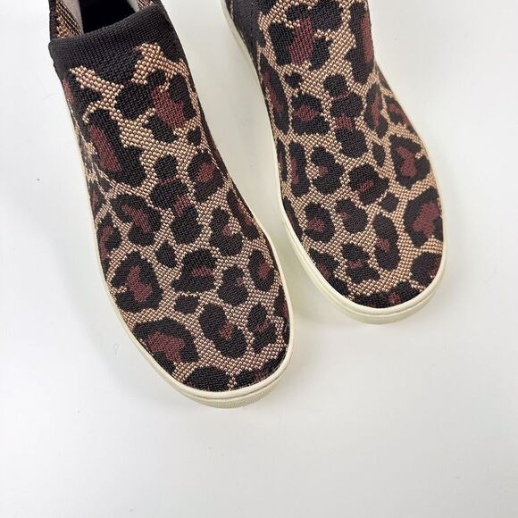 Rothy’s The Chelsea Wildcat Cheetah Print Shoes Sz 7.5 - Picture 7 of 12